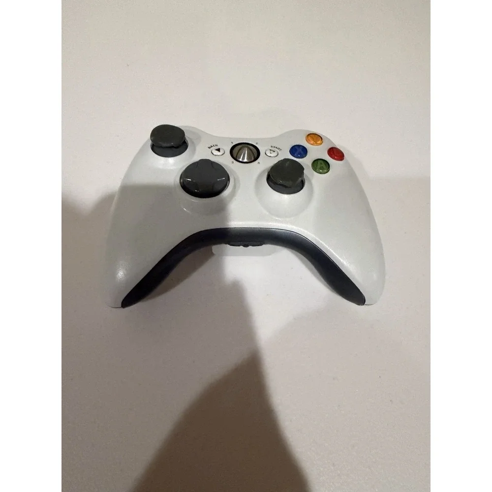 Microsoft Xbox 360 Wireless Controller White OEM Genuine Untested